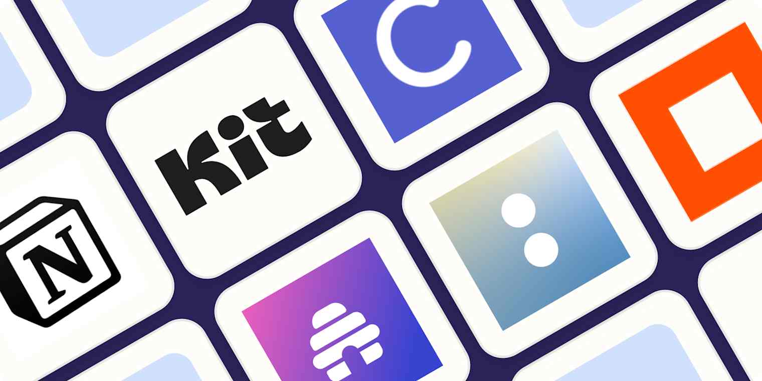 Hero image with the logos of the best creator platforms