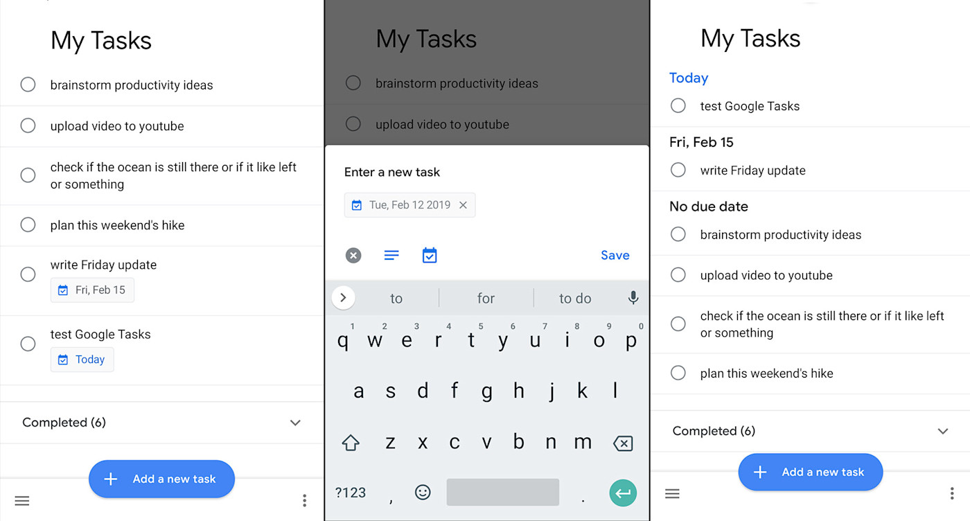 Google Tasks for Android