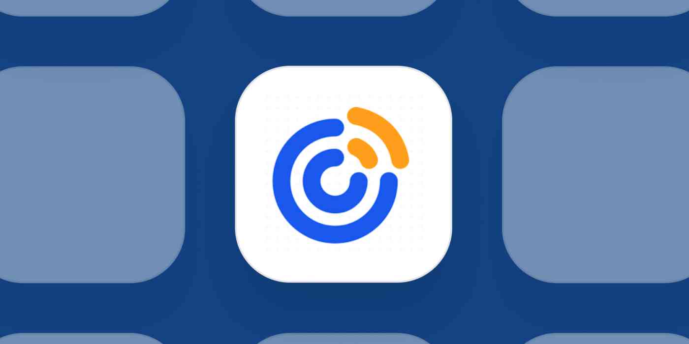 Hero image for app of the day with the Constant Contact logo on a blue background
