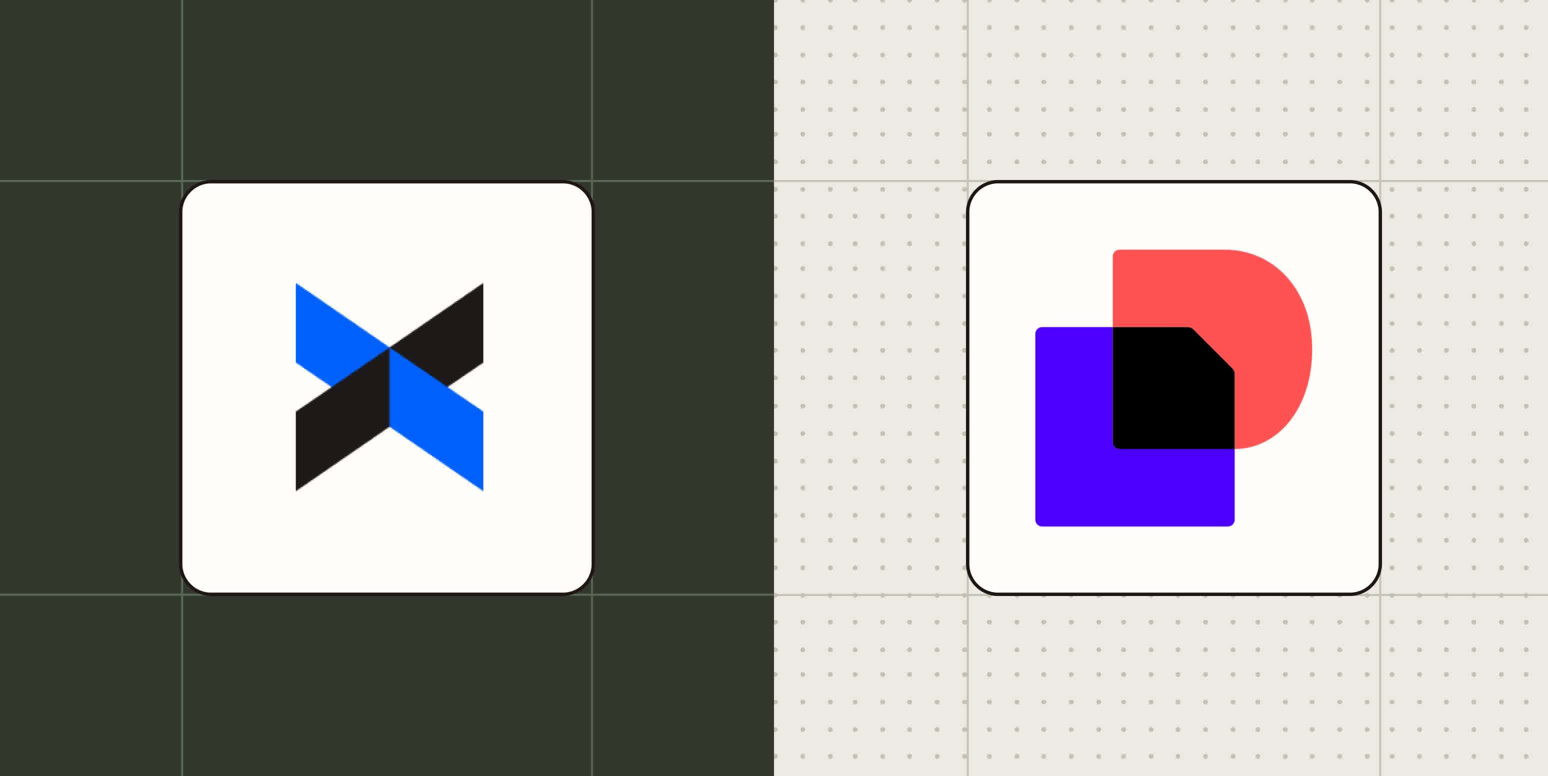 Hero image for app comparisons, with the logos of HelloSign and Docusign