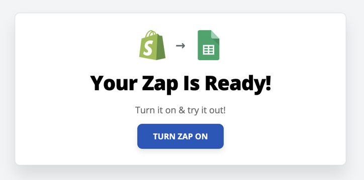 Turn Zap On