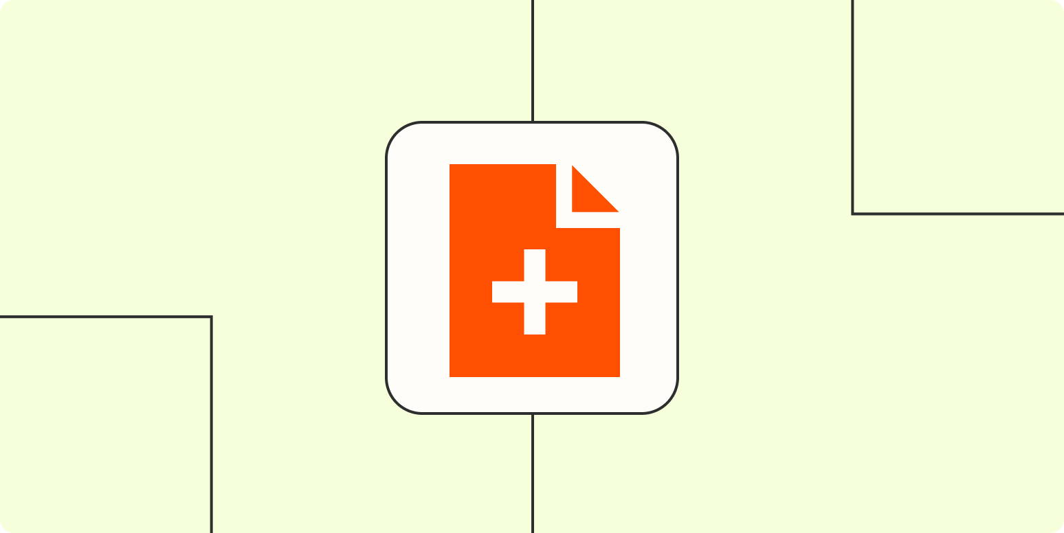 How to create and extract data from PDFs | Zapier