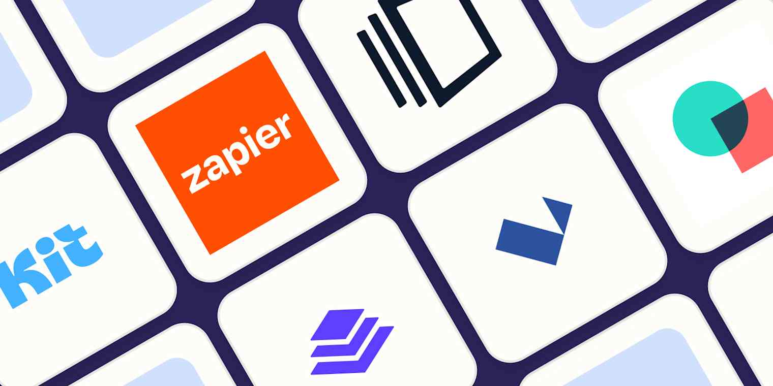 Hero image with the logos of the best landing page builders