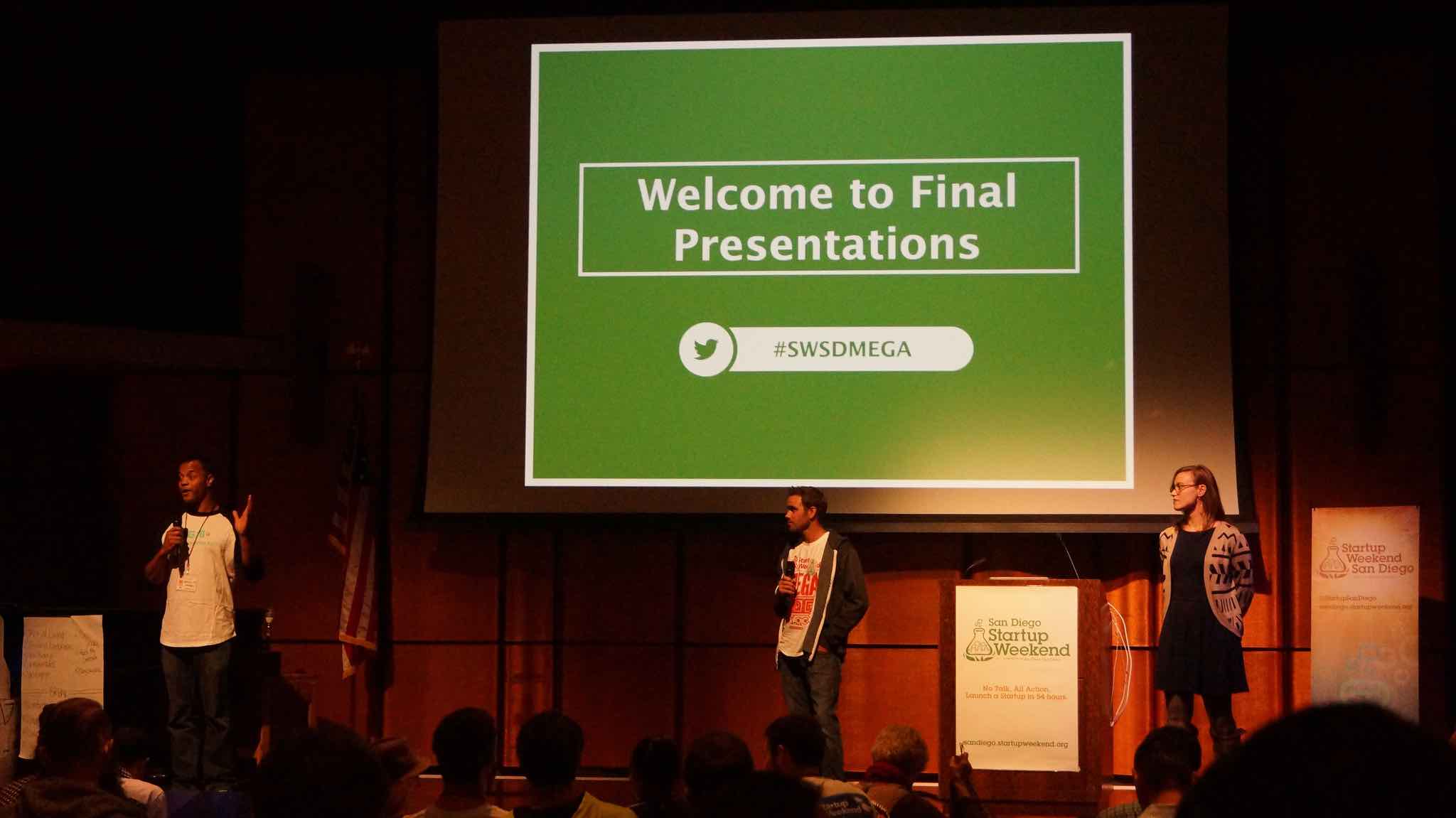Startup Weekend final presentations