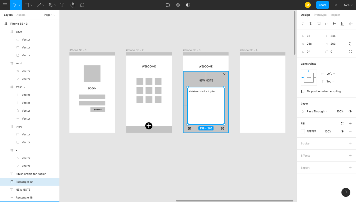Figma, our pick for the best free wireframe tool 
