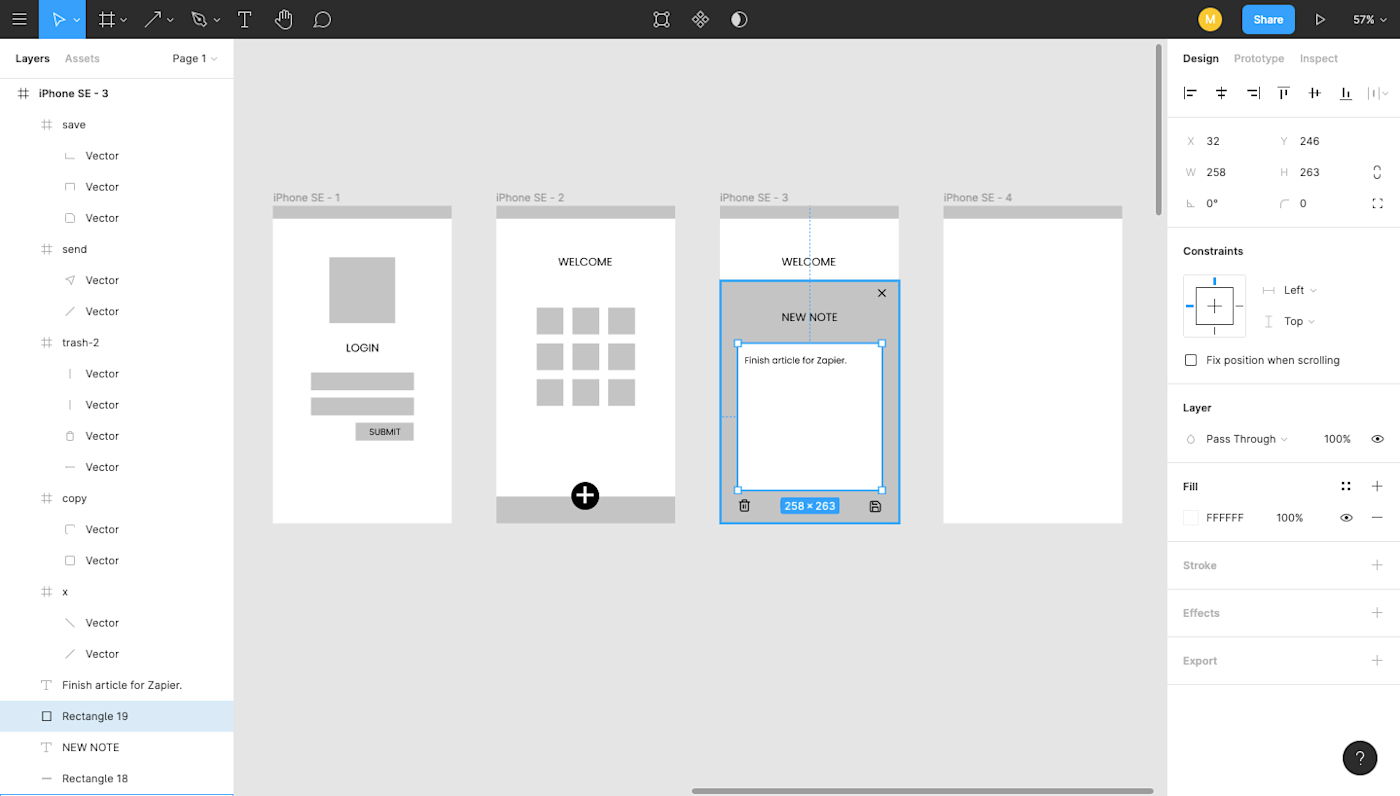 Figma, our pick for the best free wireframe tool 