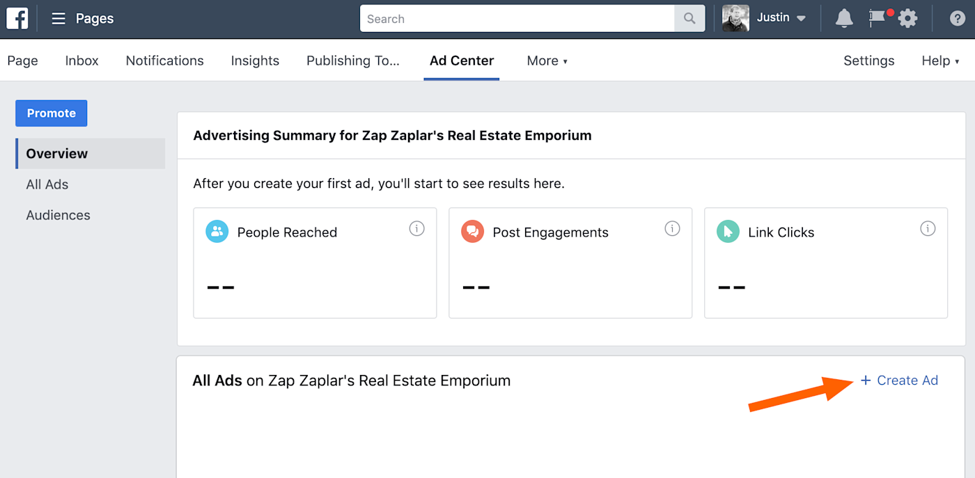 Facebook Ads: Creating a New Campaign, Help Center