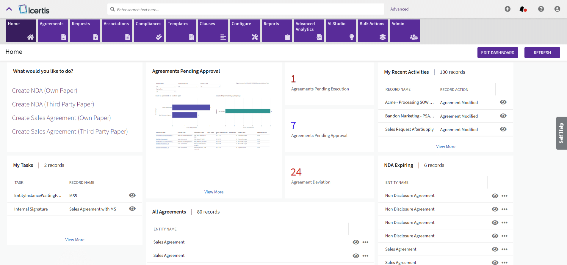 Icertis Contract Intelligence, our pick for the best procurement software for AI enterprise contract intelligence.