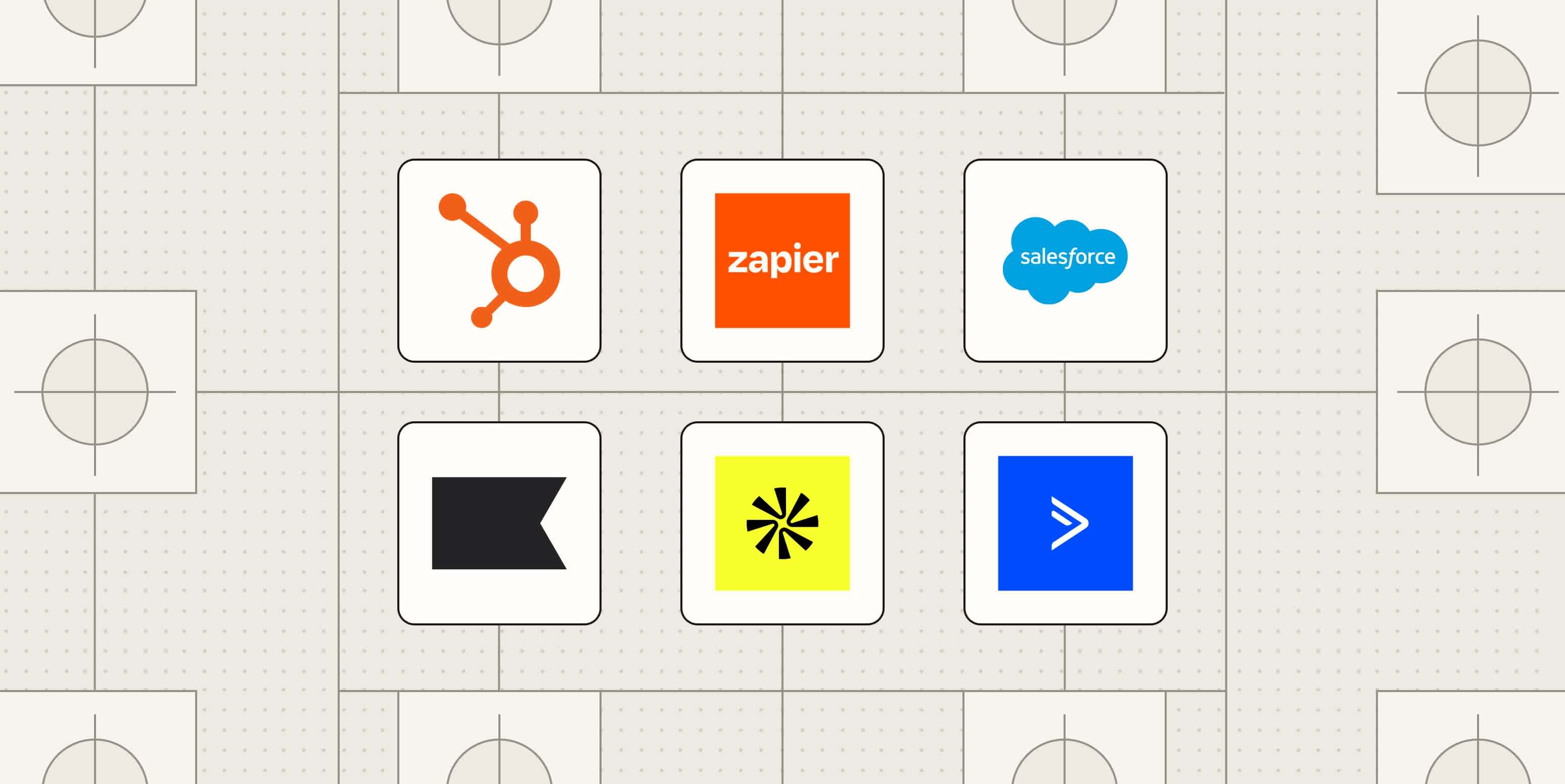 Hero image with the logos of the best customer engagement software