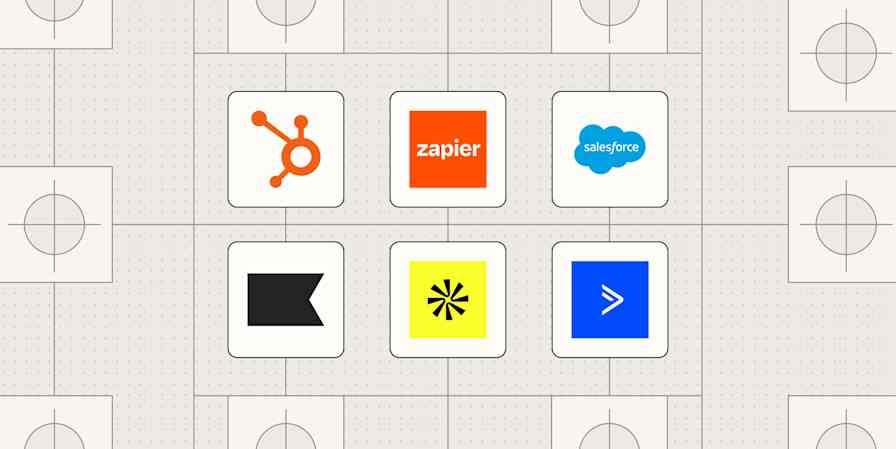Hero image with the logos of the best customer engagement software