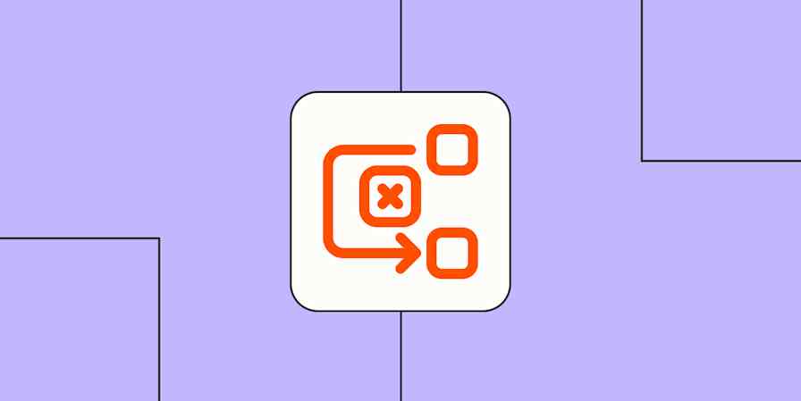 Hero image with an icon representing a workflow