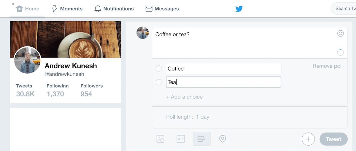 Twitter Poll