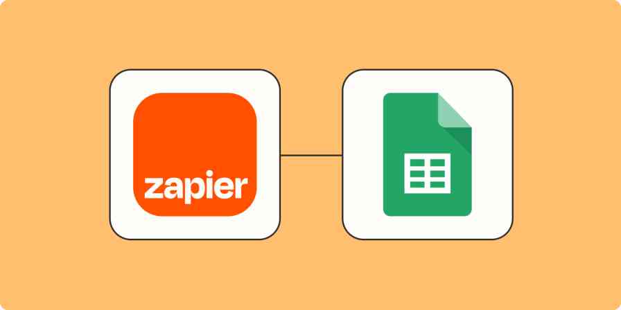 The logos for Zapier Chrome extension and Google Sheets.