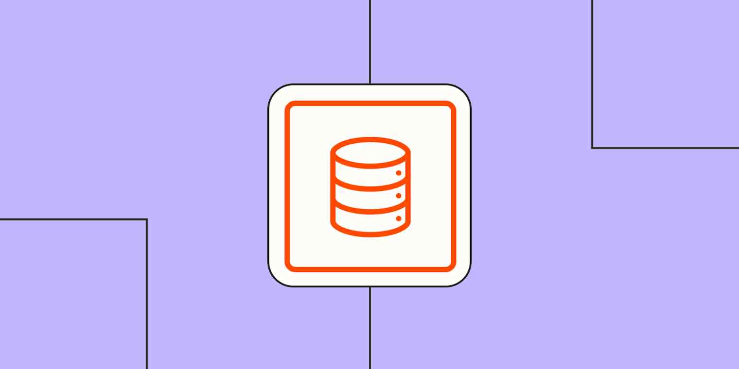 The Storage by Zapier logo—stacked cylindrical layers—centered against a lavender background