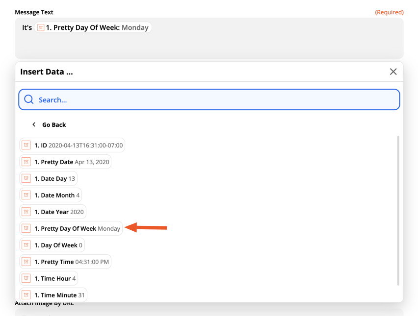 Using Fields in Zapier