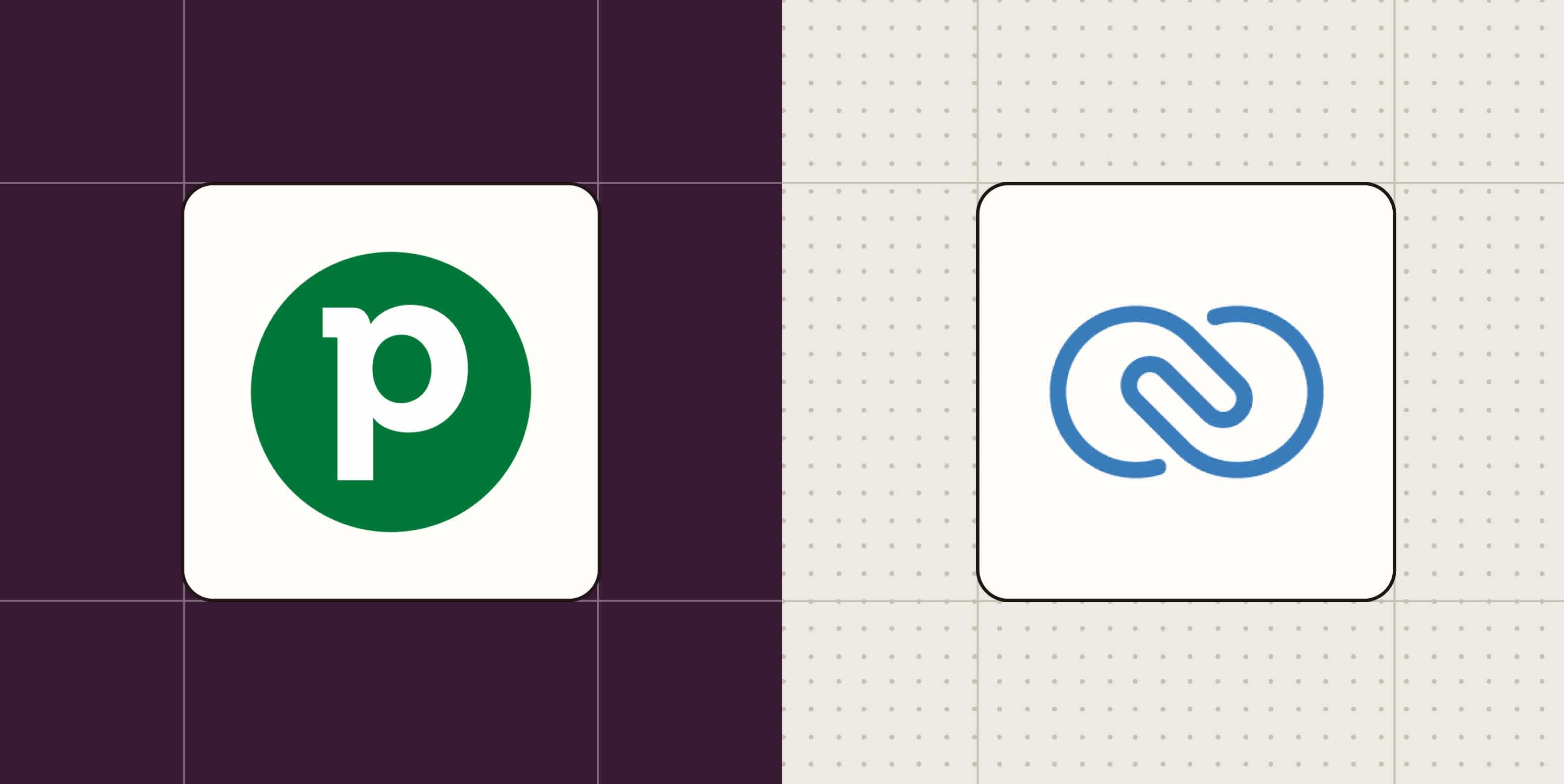 Hero image with the Pipedrive and Zoho logos