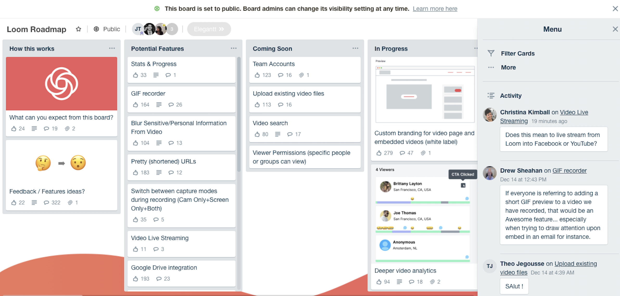 Loom product roadmap