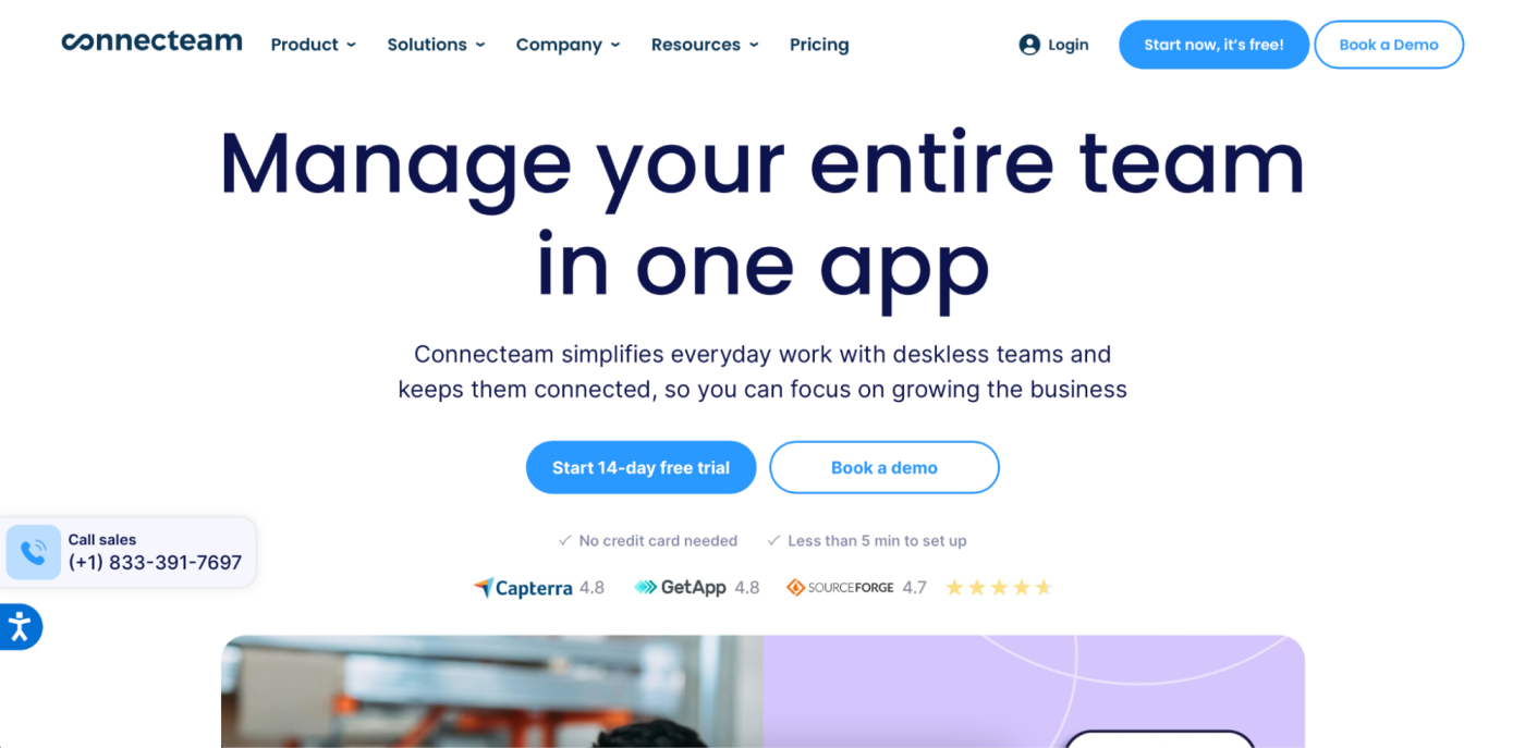 Connecteam, employee management software for streamlining communication