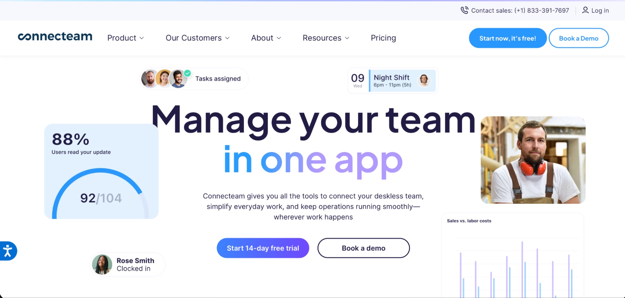 Connecteam, employee management software for streamlining communication