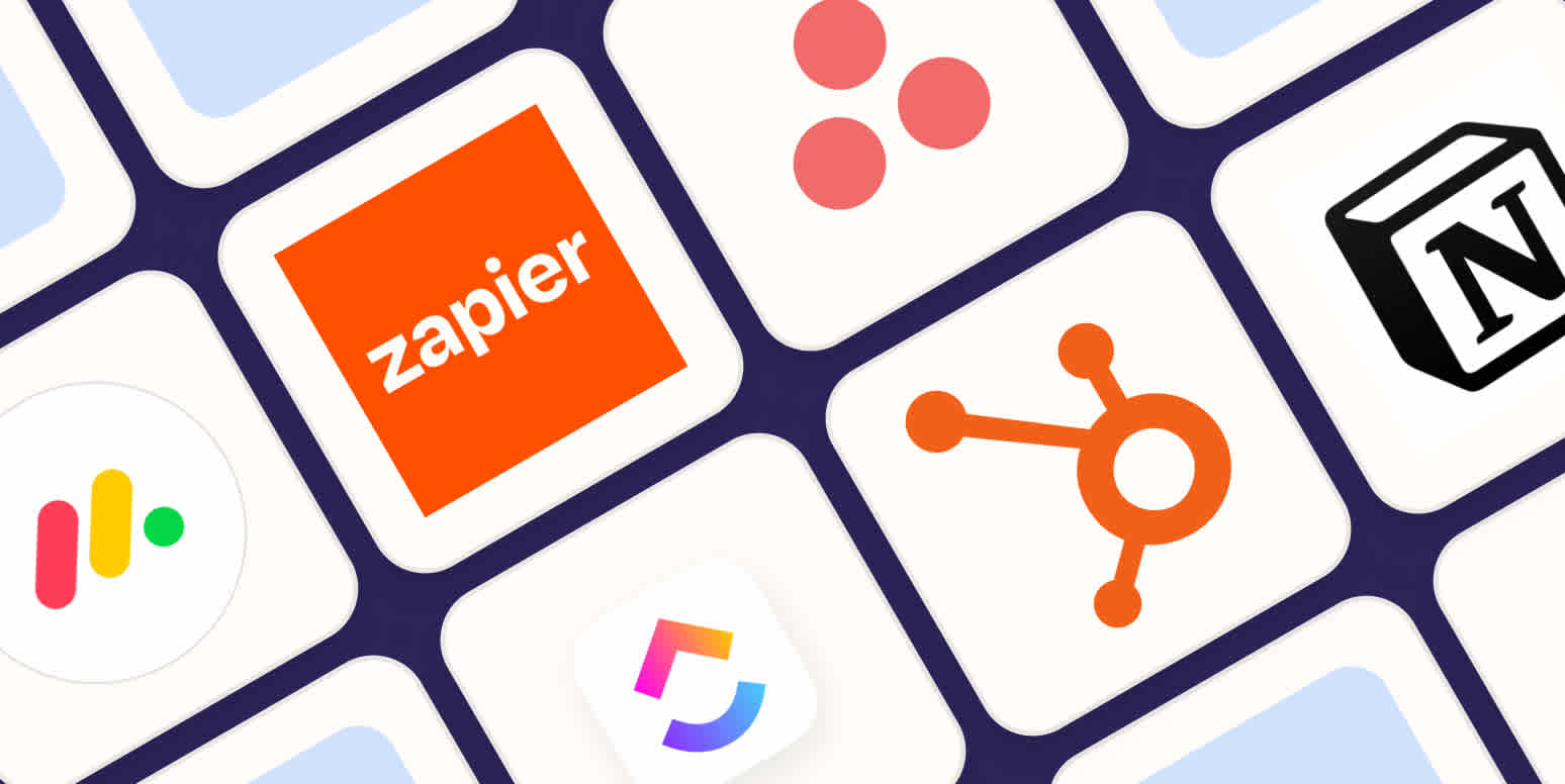 Hero image with the logos of the best workflow automation software