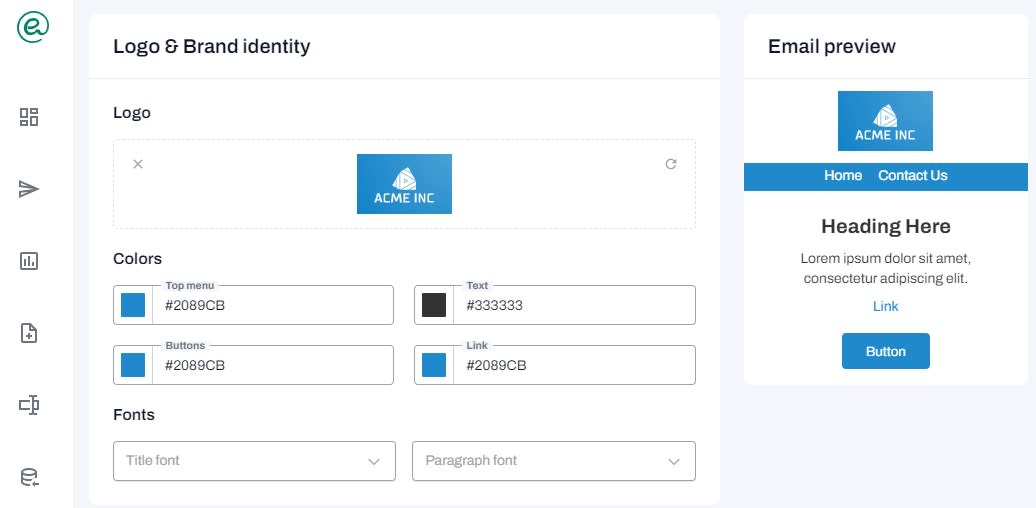 tinyEmail's onboarding process