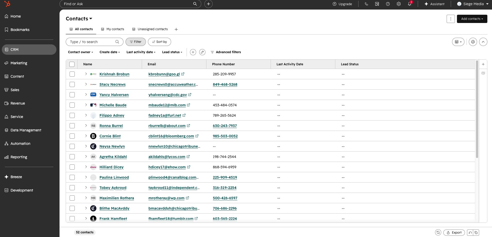 HubSpot, our pick for the best real estate CRM for integrated marketing and sales