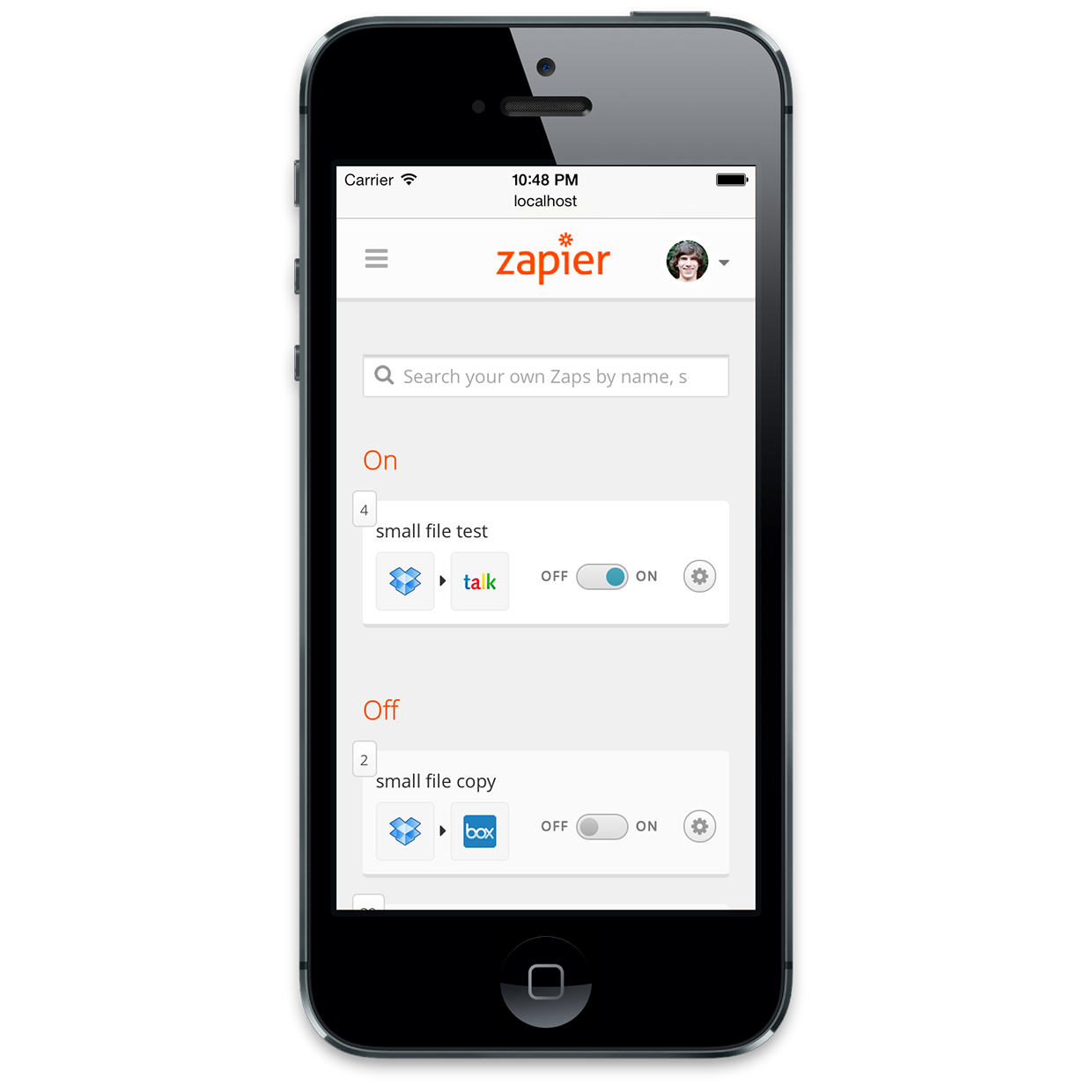 Mobile Zapier