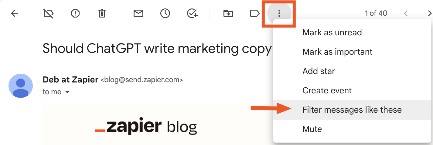 7 Of The Best Gmail Filters To Organize Your Inbox | Zapier