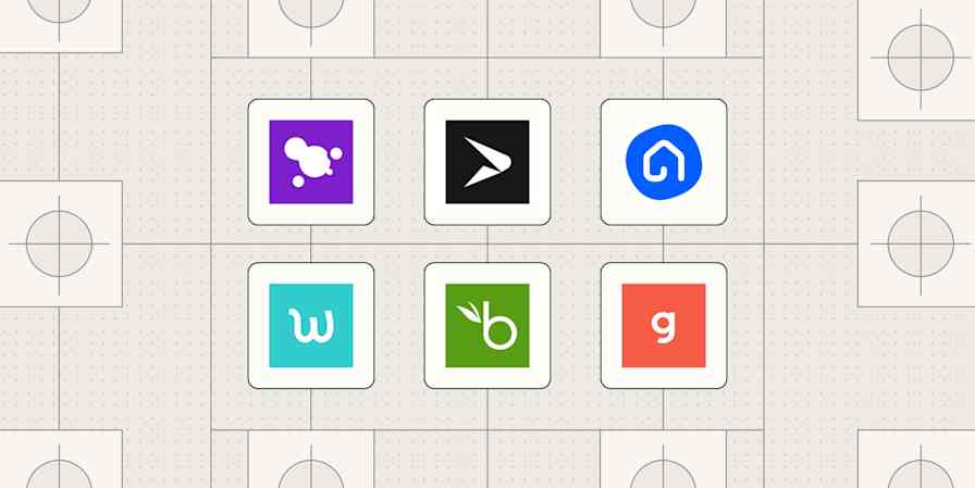 Hero image with the logos of the best employee onboarding apps