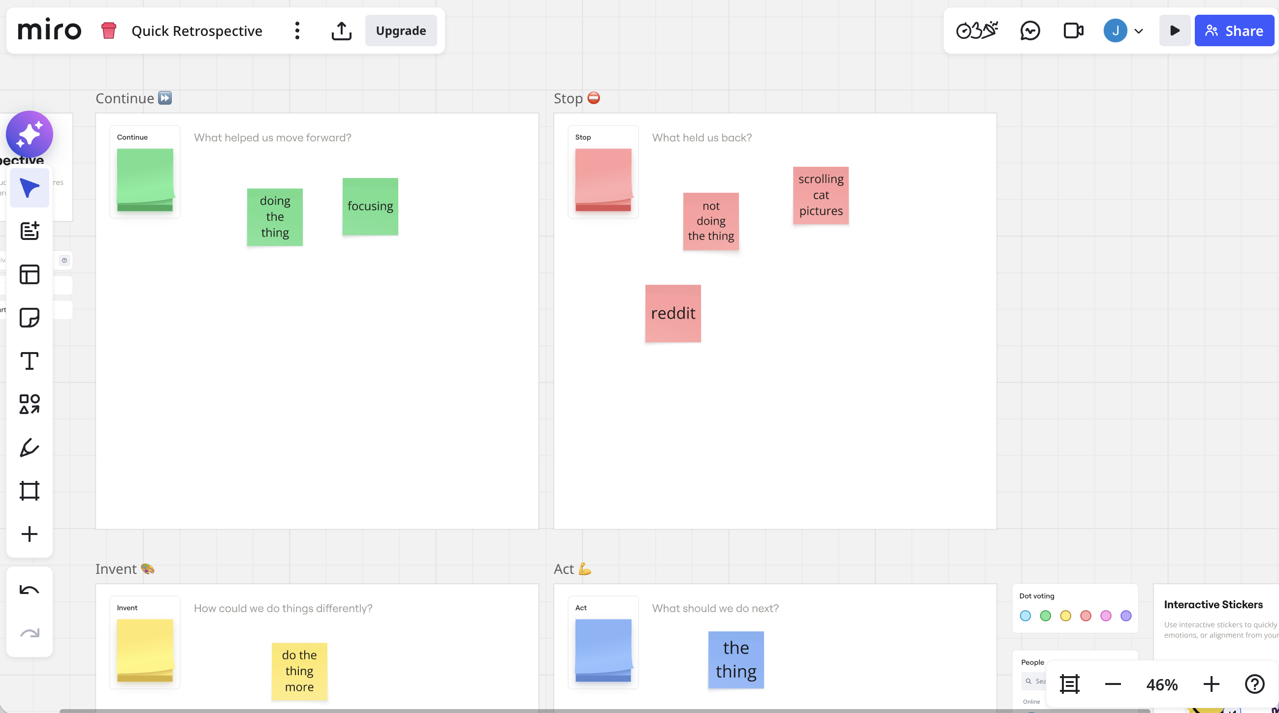 Miro, our pick for the best brainstorming tool for whiteboarding.