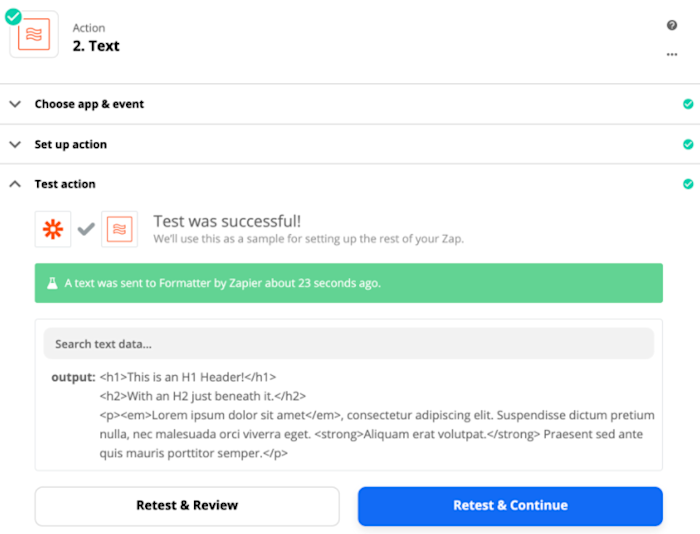zapier-formatter-guide-07-markdown Have Formatter change text into Markdown