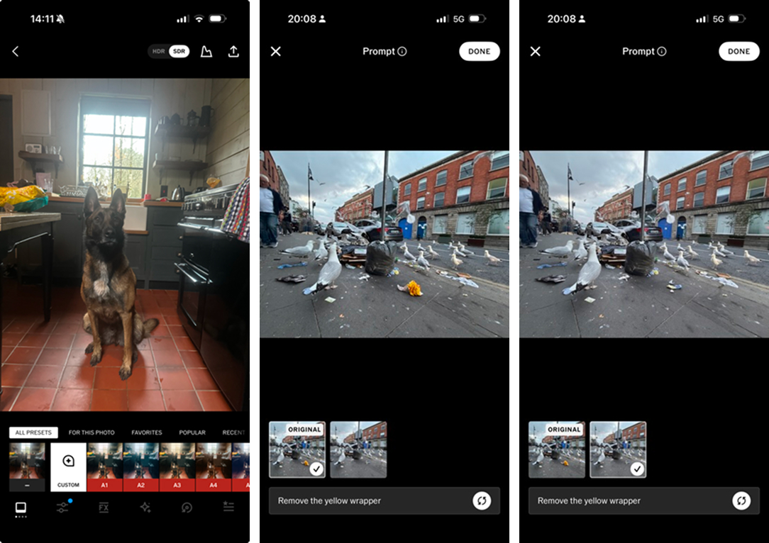 VSCO, our pick for the best filter-based photo editing app for iPhone and Android