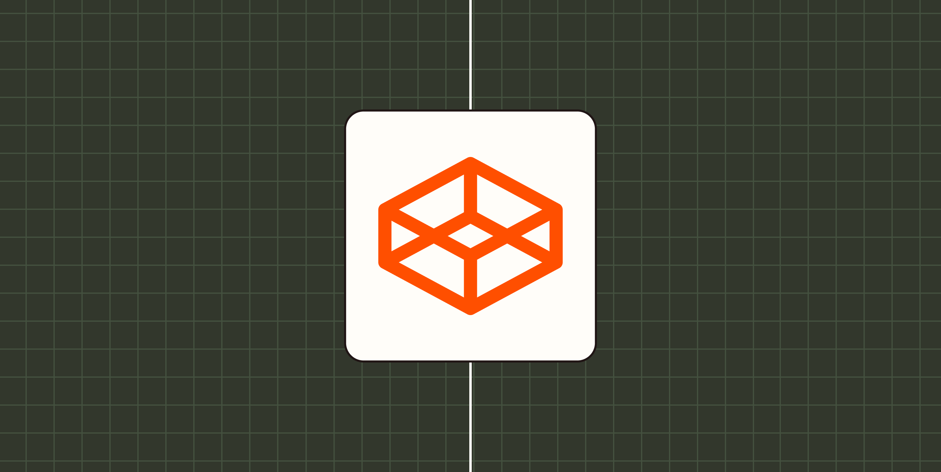3D box against a dark green checkered background.
