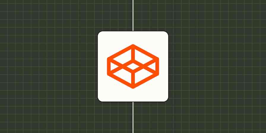 3D box against a dark green checkered background.