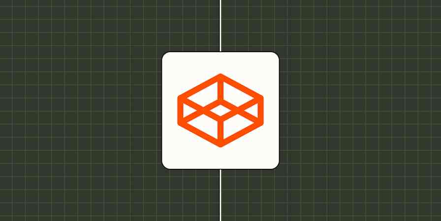3D box against a dark green checkered background.