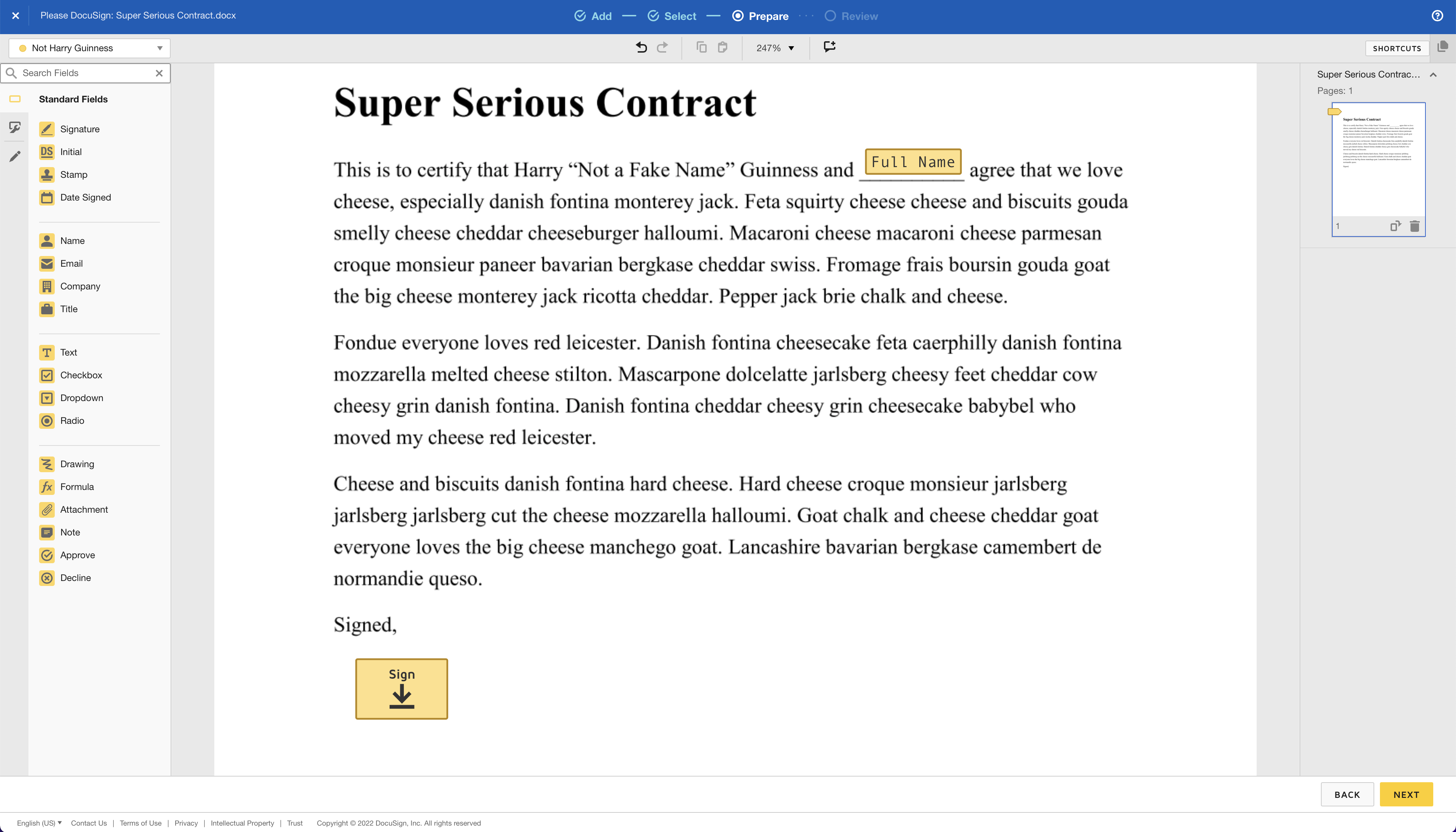 digital signature for contracts on mac