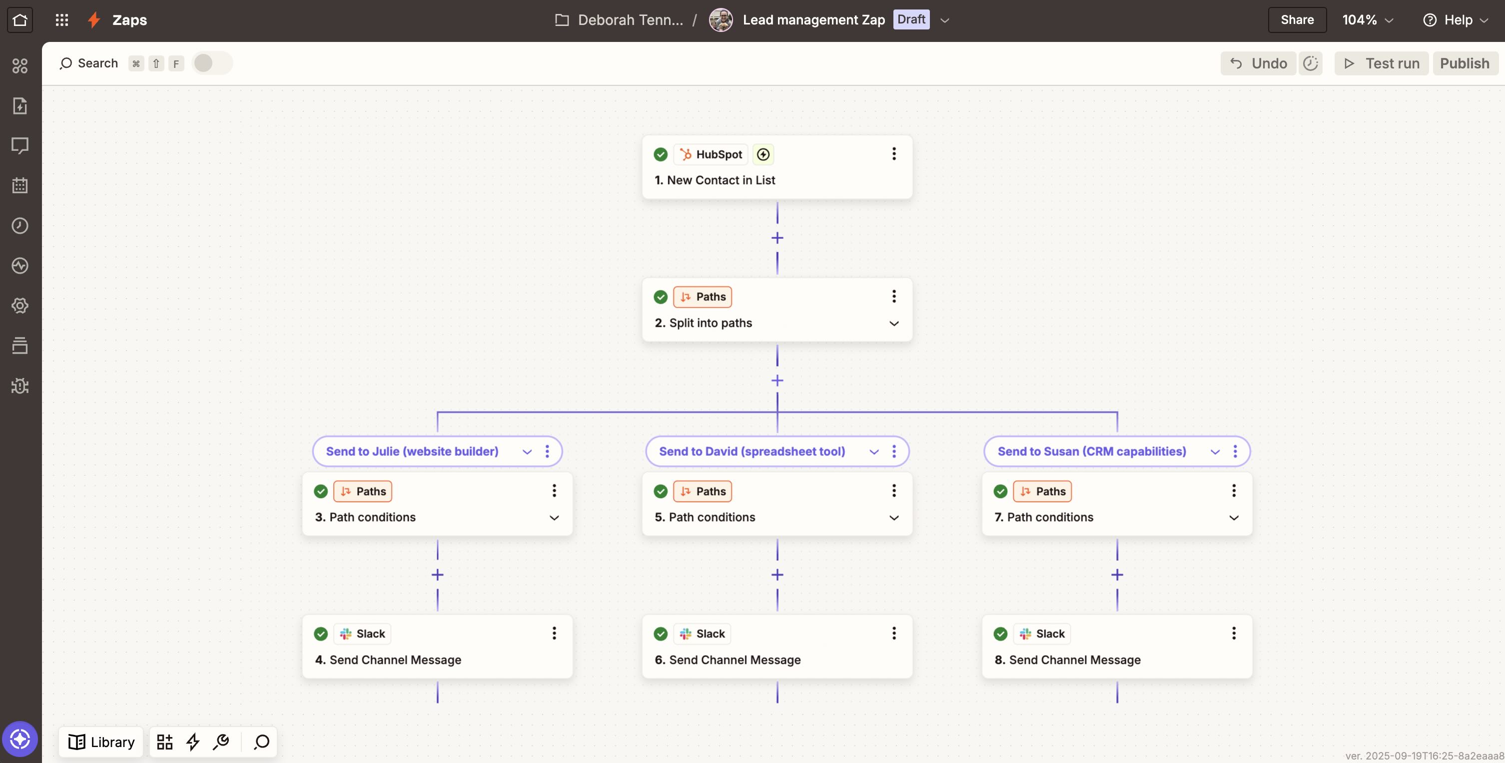 Screenshot of Zapier, our pick for the best sales collaboration software for AI orchestration.
