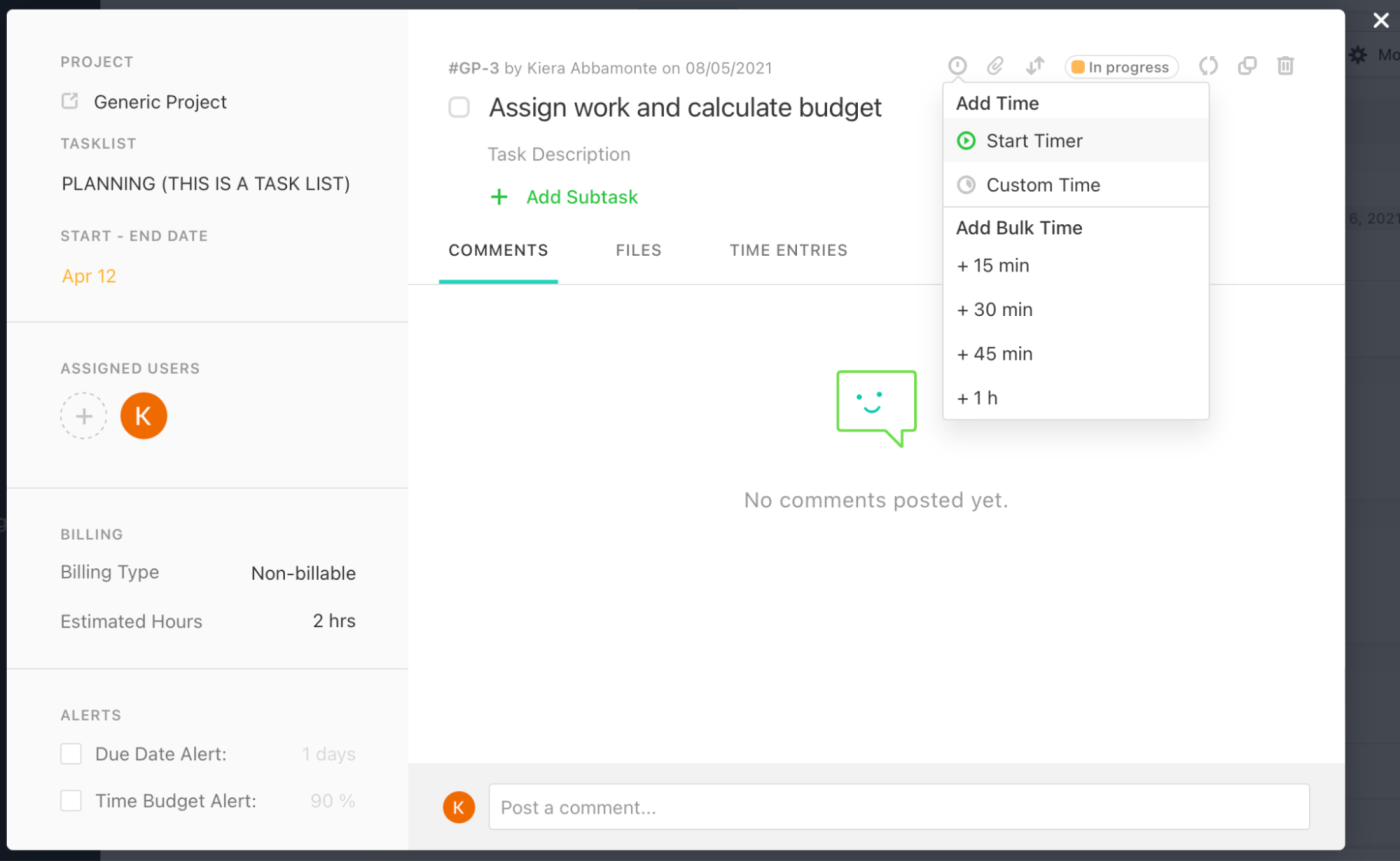 Paymo, our pick for the best project management software for managing client projects