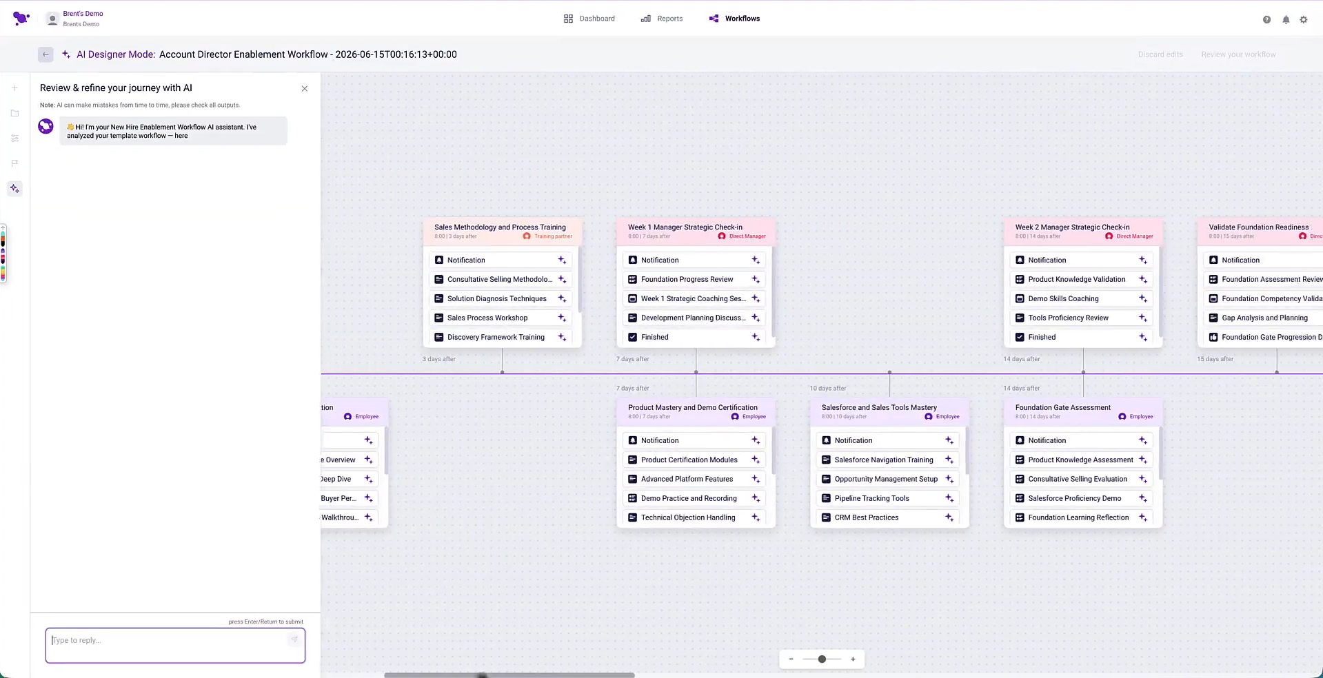 Enboarder, our pick for the best employee onboarding software for customizable journeys