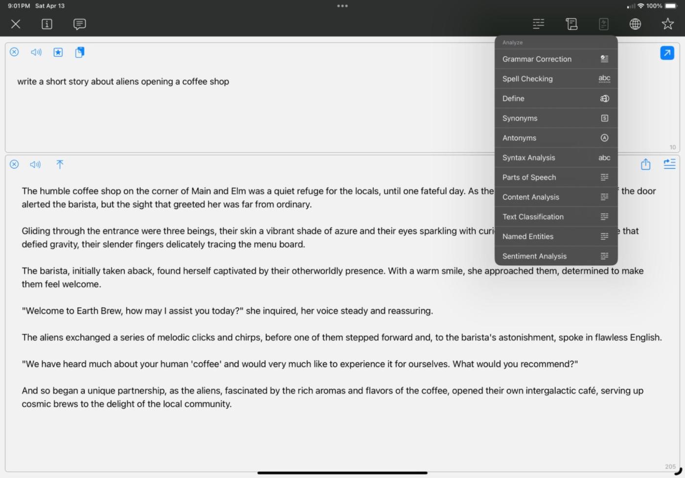 Notes Writer Pro, our pick for one of the best iPad productivity apps for note-taking
