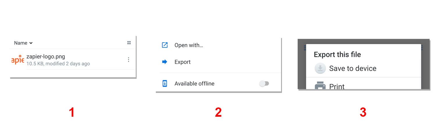 Downloading Dropbox files to your mobile device