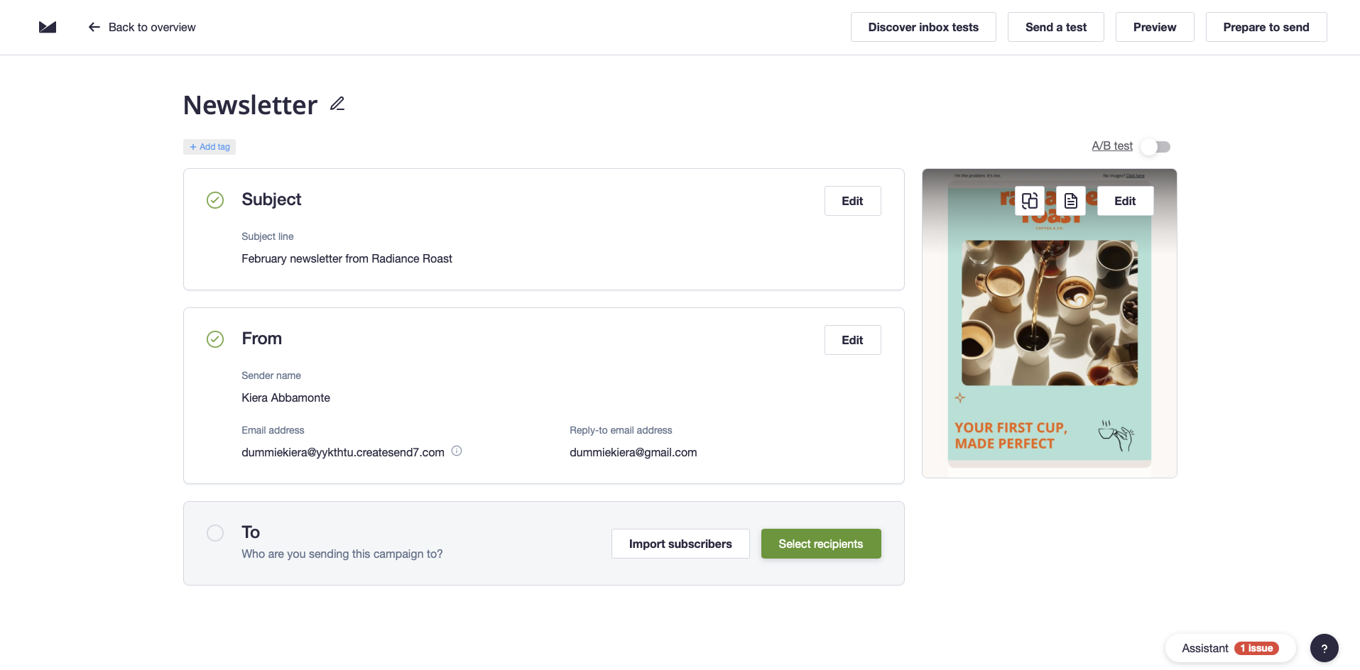 Campaign Monitor, our pick for the best email newsletter software for agencies who handle email marketing for multiple clients