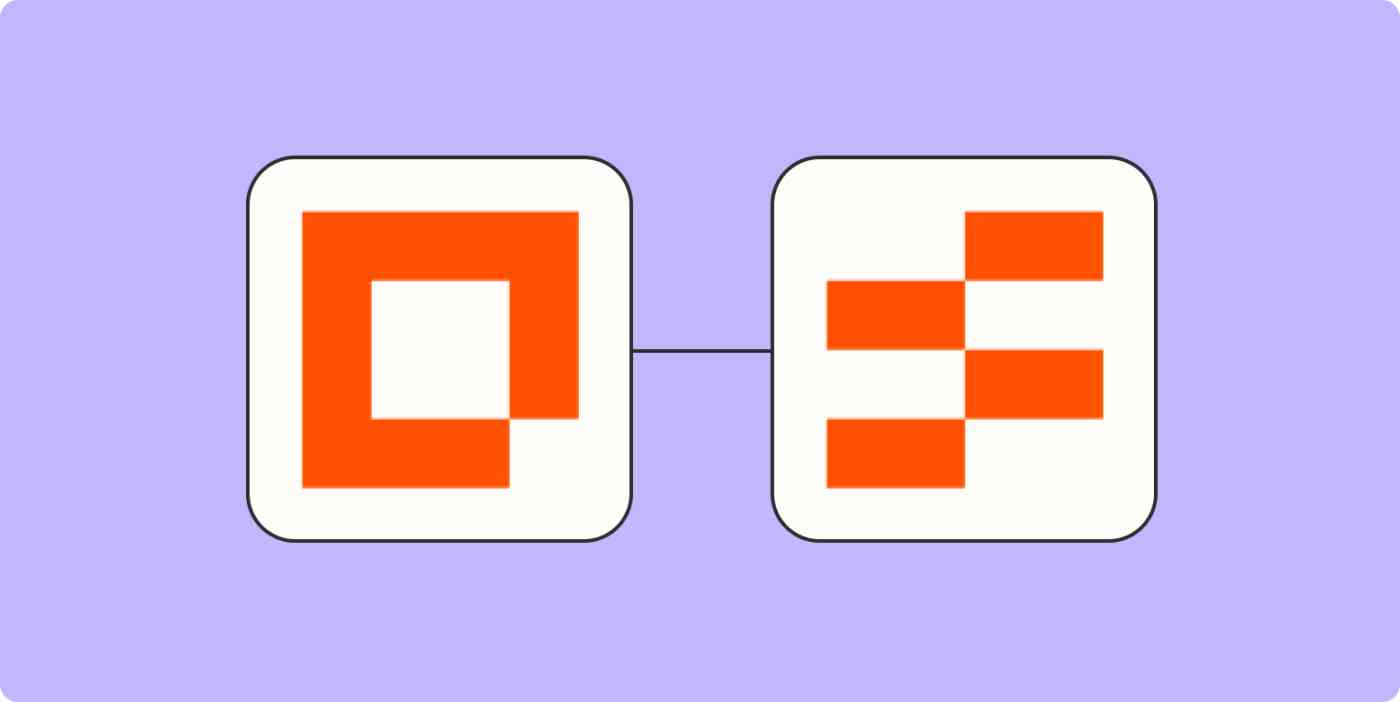 Screenshot of Zapier interfaces and Zapier Tables logo on a lilac background