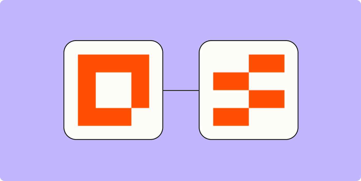 Screenshot of Zapier interfaces and Zapier Tables logo on a lilac background