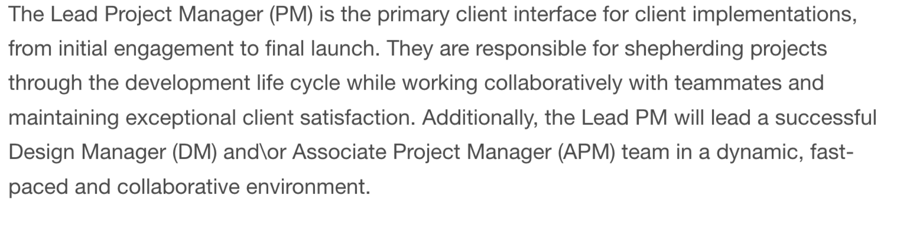 Boring job description