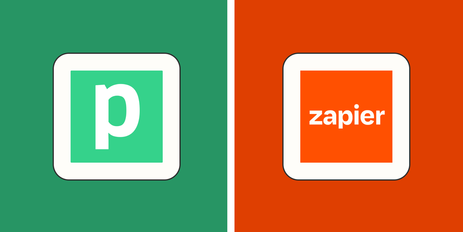 Hero image with the logos of Pipedream and Zapier
