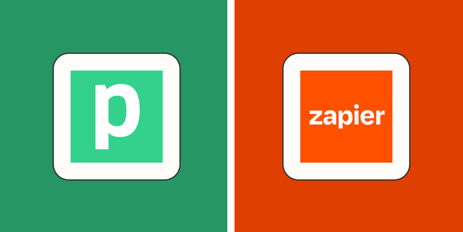Hero image with the logos of Pipedream and Zapier