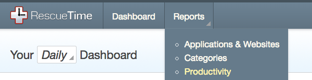 RescueTime productivity reports