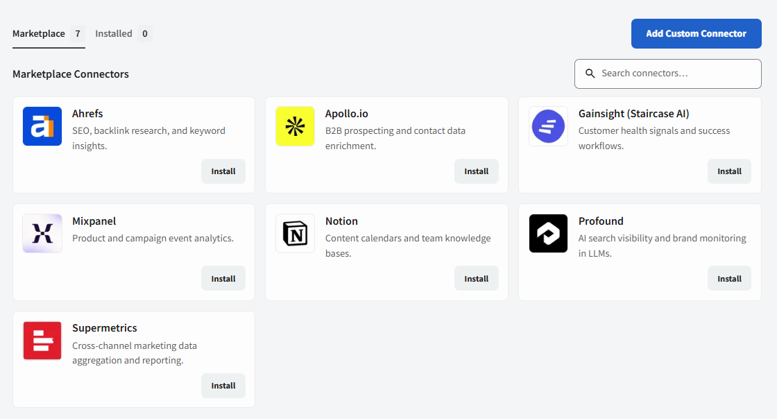 Connecting Wisdom to other apps on Hootsuite