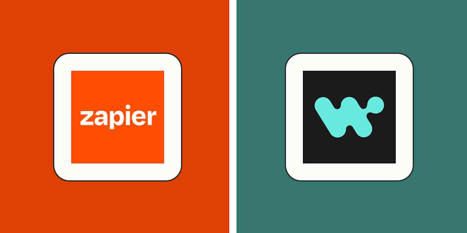Hero image with the logos of Zapier and Workato
